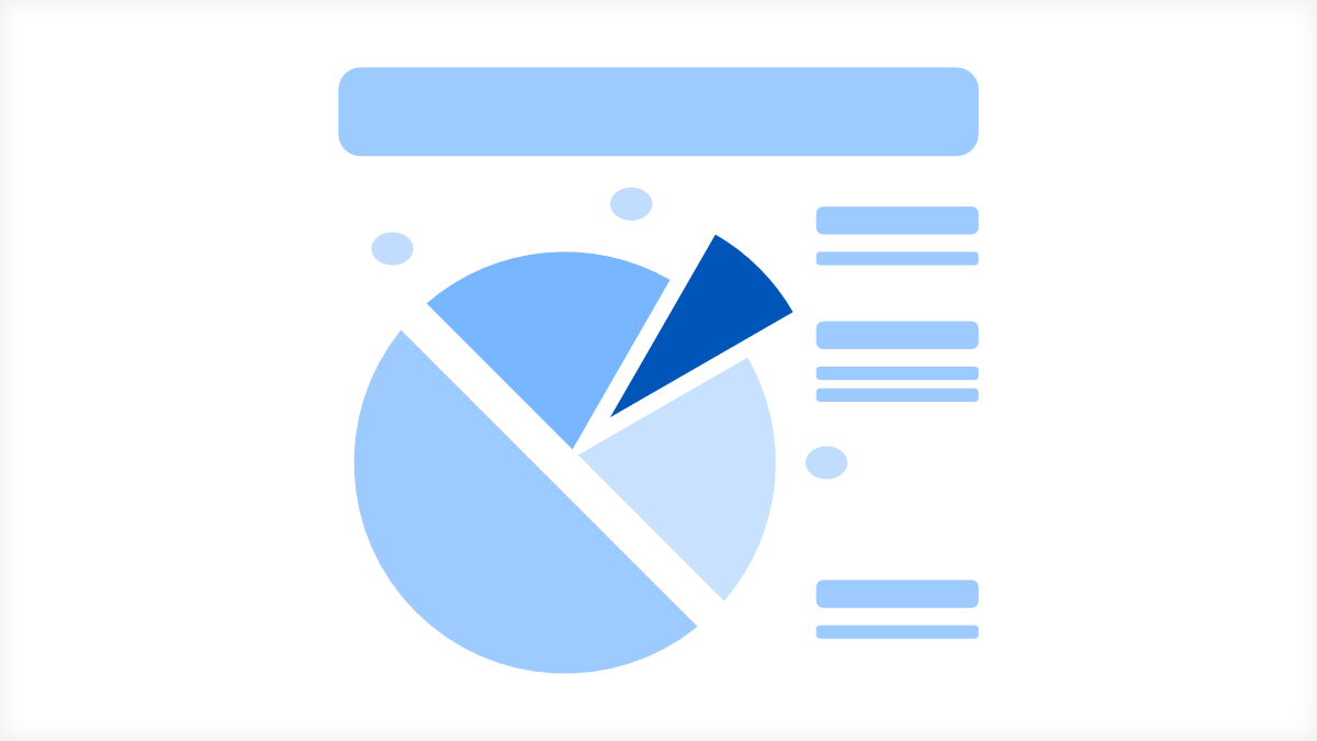 Illustration of headings and symbols mimicking a fact sheet