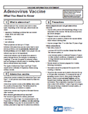 Adenovirus Vaccine